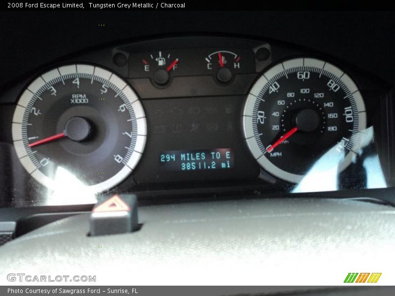 Tungsten Grey Metallic / Charcoal 2008 Ford Escape Limited