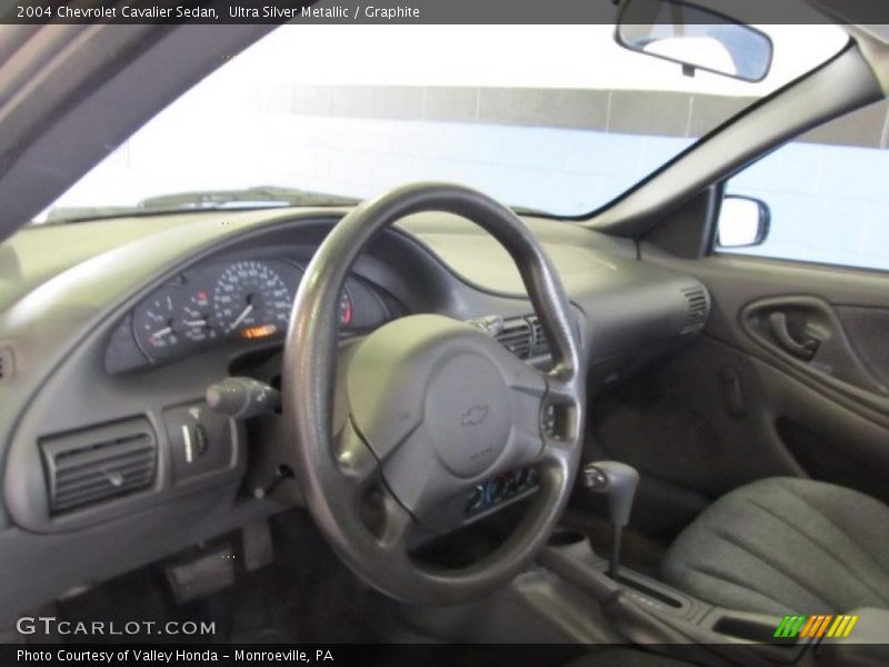 Ultra Silver Metallic / Graphite 2004 Chevrolet Cavalier Sedan