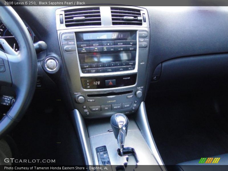 Black Sapphire Pearl / Black 2008 Lexus IS 250