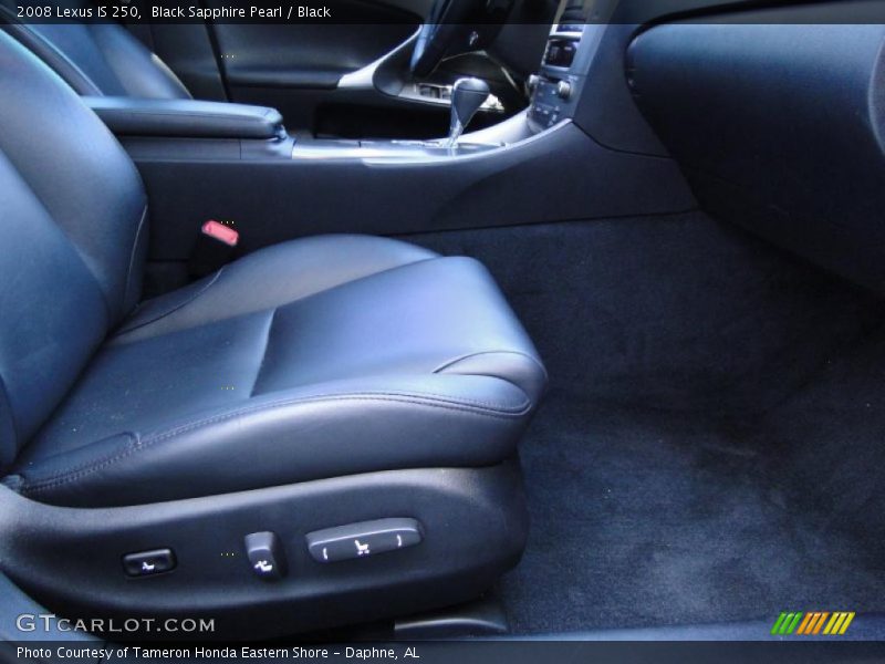 Black Sapphire Pearl / Black 2008 Lexus IS 250