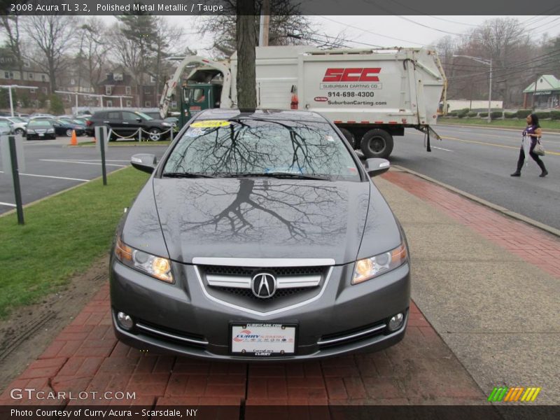 Polished Metal Metallic / Taupe 2008 Acura TL 3.2