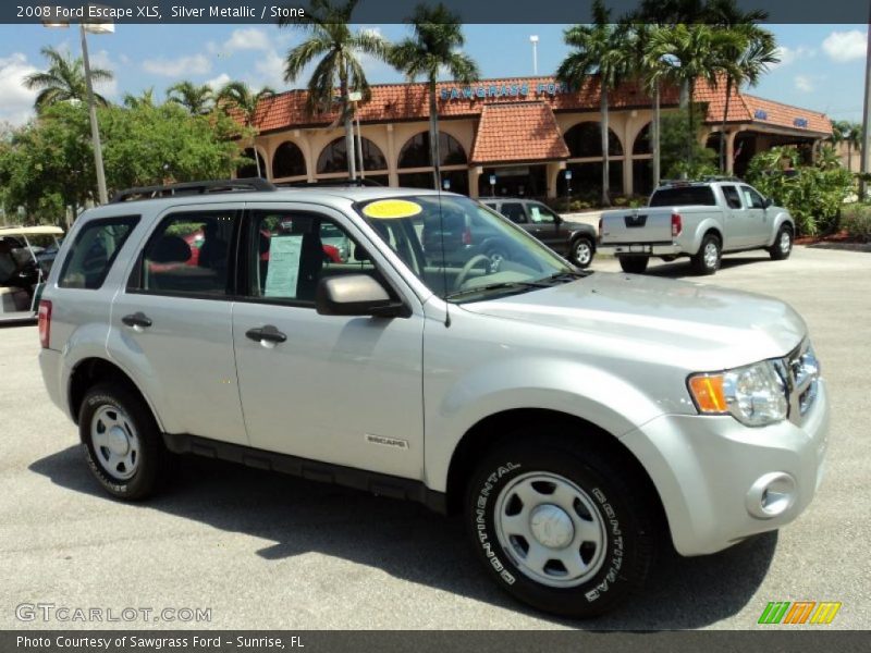 Silver Metallic / Stone 2008 Ford Escape XLS