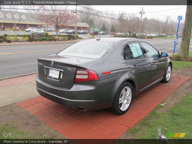 Polished Metal Metallic / Taupe 2008 Acura TL 3.2