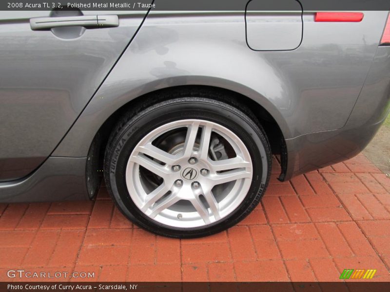 Polished Metal Metallic / Taupe 2008 Acura TL 3.2