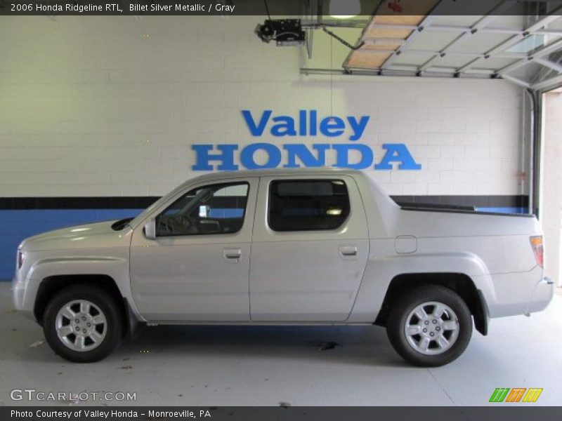 Billet Silver Metallic / Gray 2006 Honda Ridgeline RTL