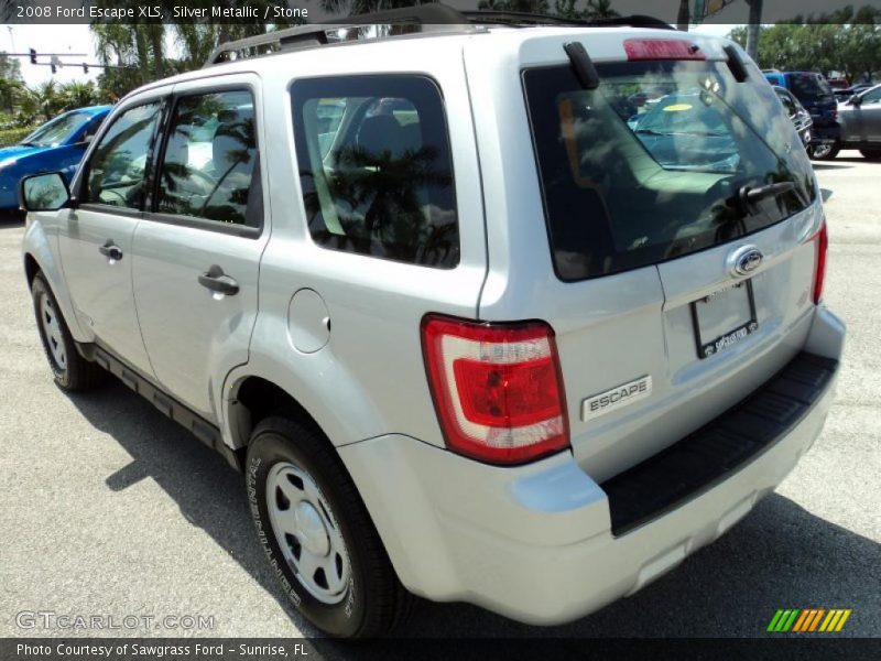 Silver Metallic / Stone 2008 Ford Escape XLS
