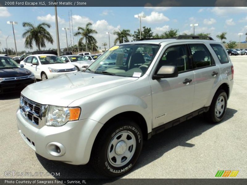 Silver Metallic / Stone 2008 Ford Escape XLS