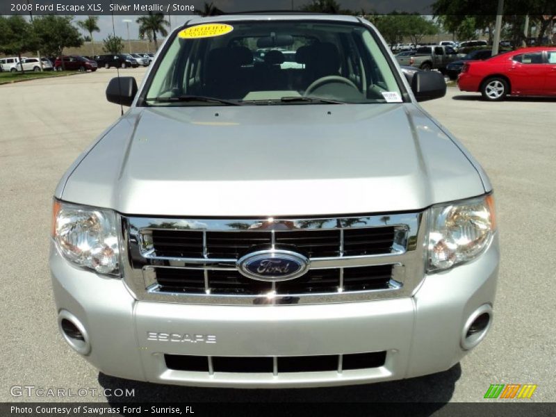 Silver Metallic / Stone 2008 Ford Escape XLS