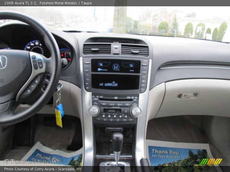 Polished Metal Metallic / Taupe 2008 Acura TL 3.2