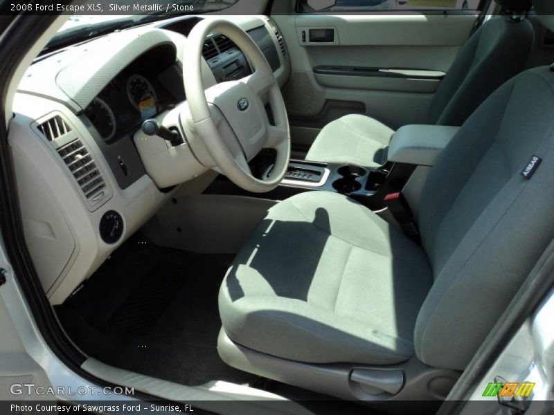 Silver Metallic / Stone 2008 Ford Escape XLS