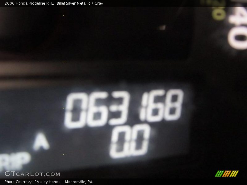 Billet Silver Metallic / Gray 2006 Honda Ridgeline RTL