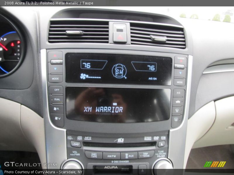 Polished Metal Metallic / Taupe 2008 Acura TL 3.2