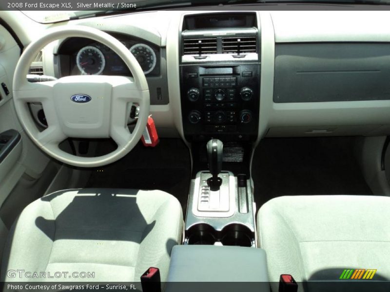 Silver Metallic / Stone 2008 Ford Escape XLS