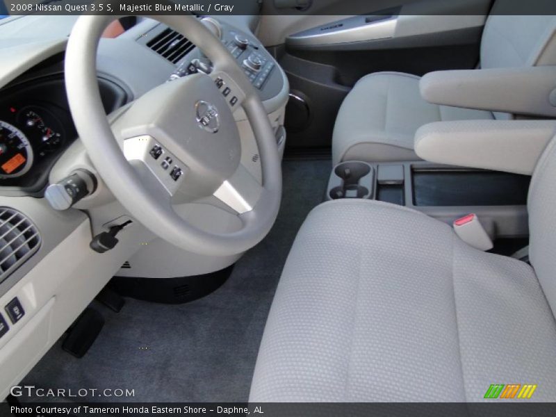 Majestic Blue Metallic / Gray 2008 Nissan Quest 3.5 S