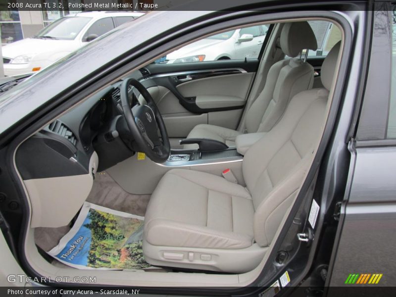 Polished Metal Metallic / Taupe 2008 Acura TL 3.2