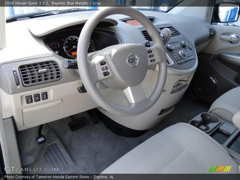 Majestic Blue Metallic / Gray 2008 Nissan Quest 3.5 S