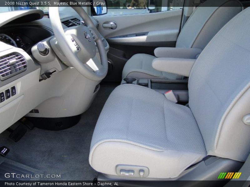 Majestic Blue Metallic / Gray 2008 Nissan Quest 3.5 S