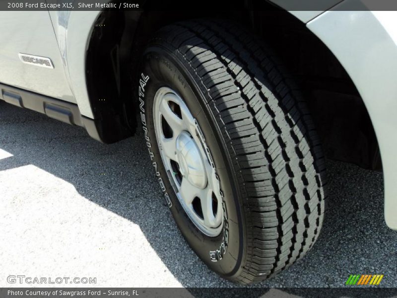 Silver Metallic / Stone 2008 Ford Escape XLS