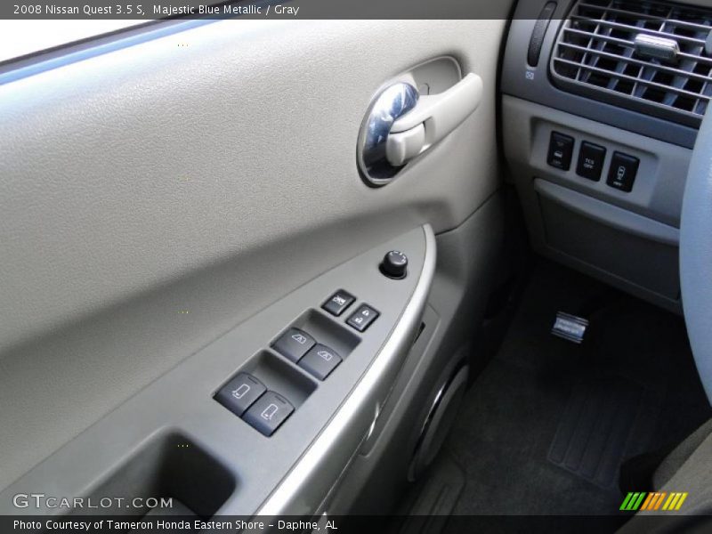Majestic Blue Metallic / Gray 2008 Nissan Quest 3.5 S