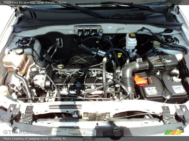 Silver Metallic / Stone 2008 Ford Escape XLS