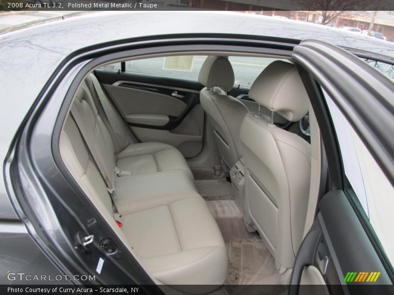 Polished Metal Metallic / Taupe 2008 Acura TL 3.2
