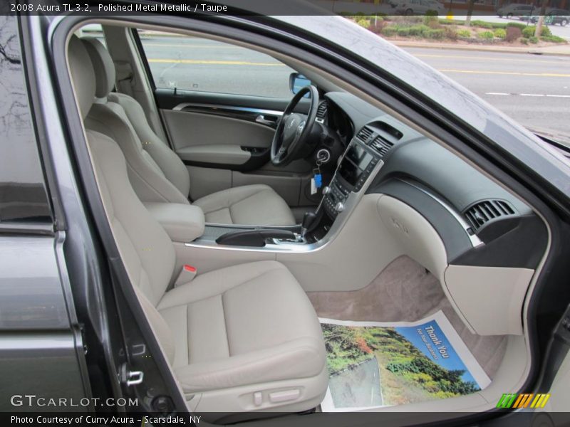 Polished Metal Metallic / Taupe 2008 Acura TL 3.2