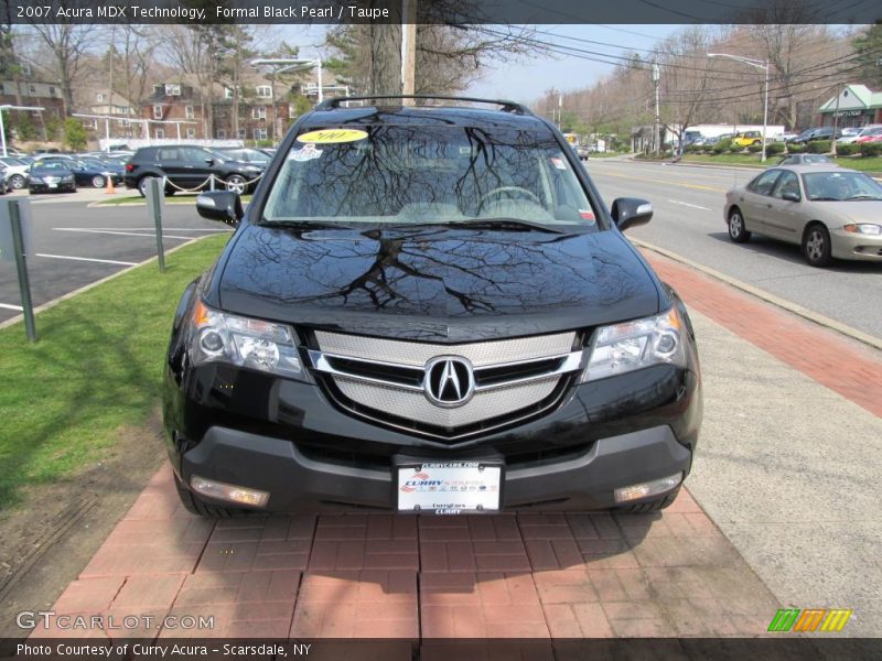 Formal Black Pearl / Taupe 2007 Acura MDX Technology