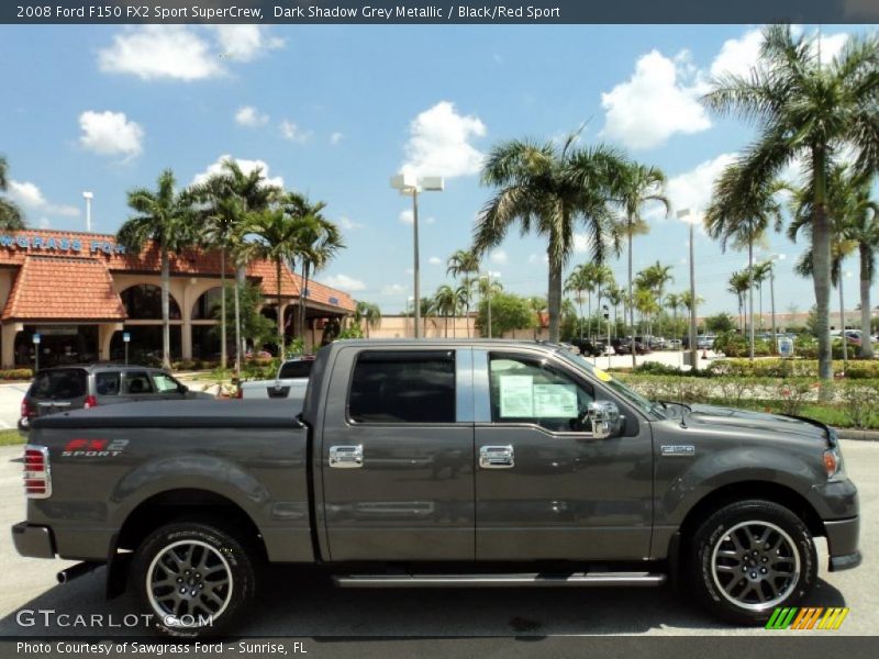 Dark Shadow Grey Metallic / Black/Red Sport 2008 Ford F150 FX2 Sport SuperCrew