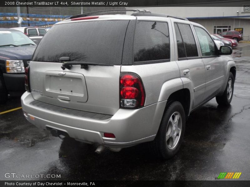 Silverstone Metallic / Light Gray 2008 Chevrolet TrailBlazer LT 4x4
