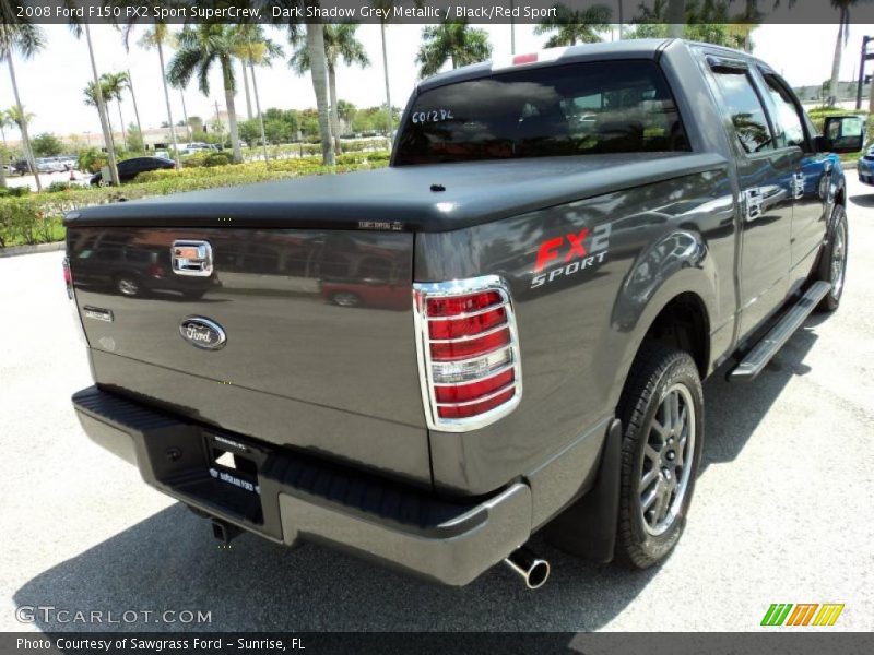 Dark Shadow Grey Metallic / Black/Red Sport 2008 Ford F150 FX2 Sport SuperCrew