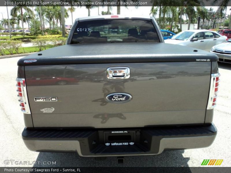 Dark Shadow Grey Metallic / Black/Red Sport 2008 Ford F150 FX2 Sport SuperCrew