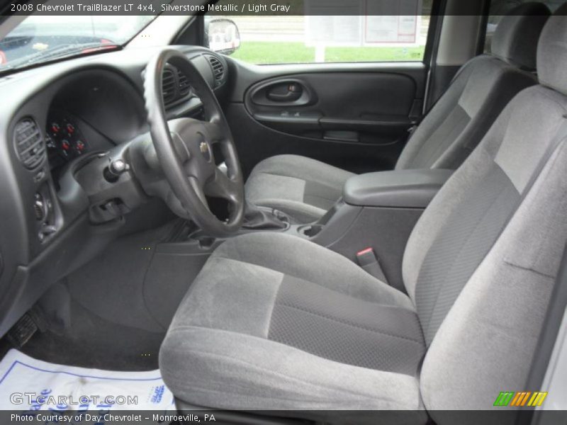 Silverstone Metallic / Light Gray 2008 Chevrolet TrailBlazer LT 4x4