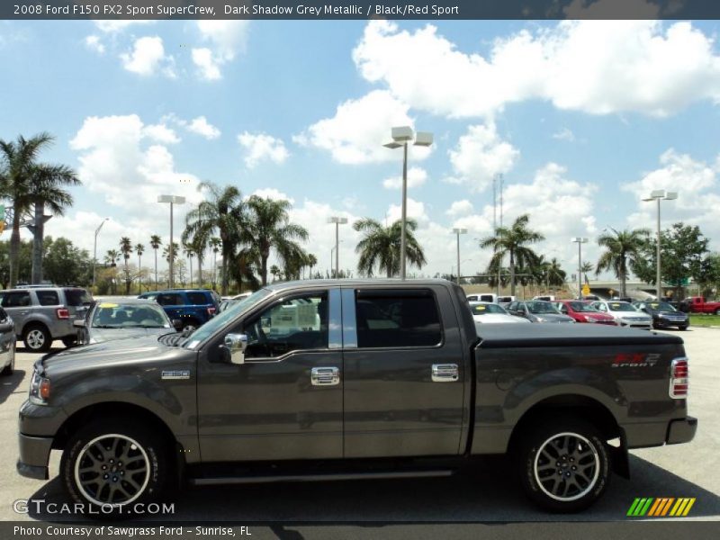 Dark Shadow Grey Metallic / Black/Red Sport 2008 Ford F150 FX2 Sport SuperCrew