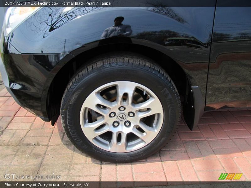 Formal Black Pearl / Taupe 2007 Acura MDX Technology