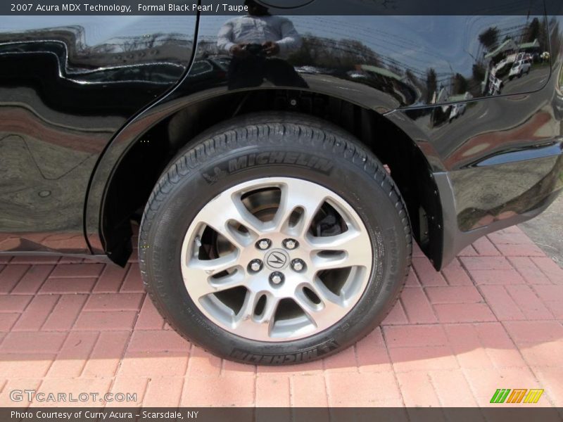 Formal Black Pearl / Taupe 2007 Acura MDX Technology