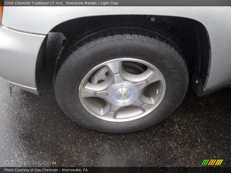 Silverstone Metallic / Light Gray 2008 Chevrolet TrailBlazer LT 4x4