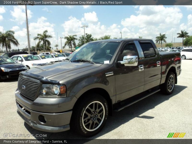 Dark Shadow Grey Metallic / Black/Red Sport 2008 Ford F150 FX2 Sport SuperCrew