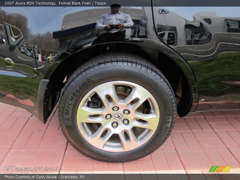 Formal Black Pearl / Taupe 2007 Acura MDX Technology