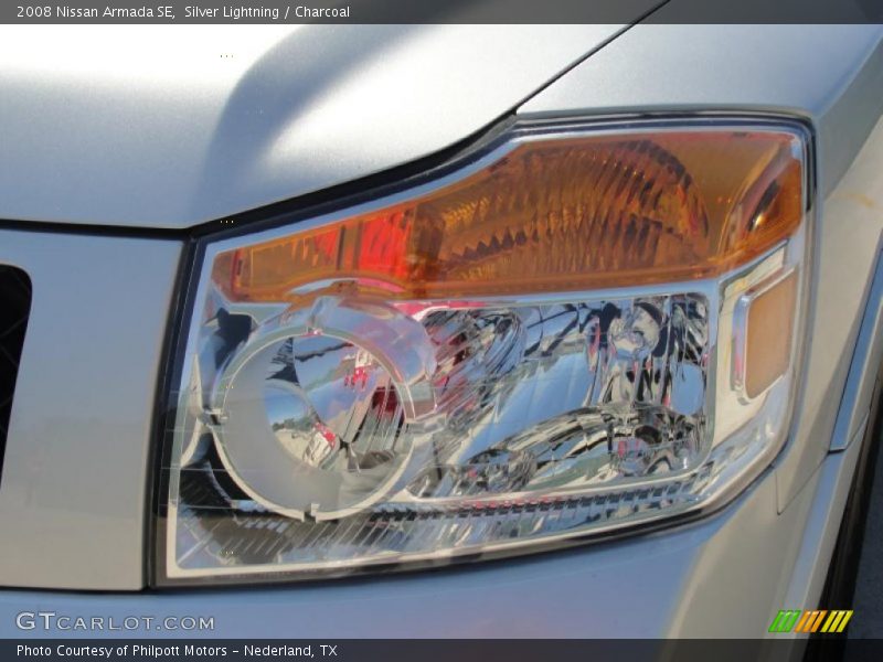 Silver Lightning / Charcoal 2008 Nissan Armada SE