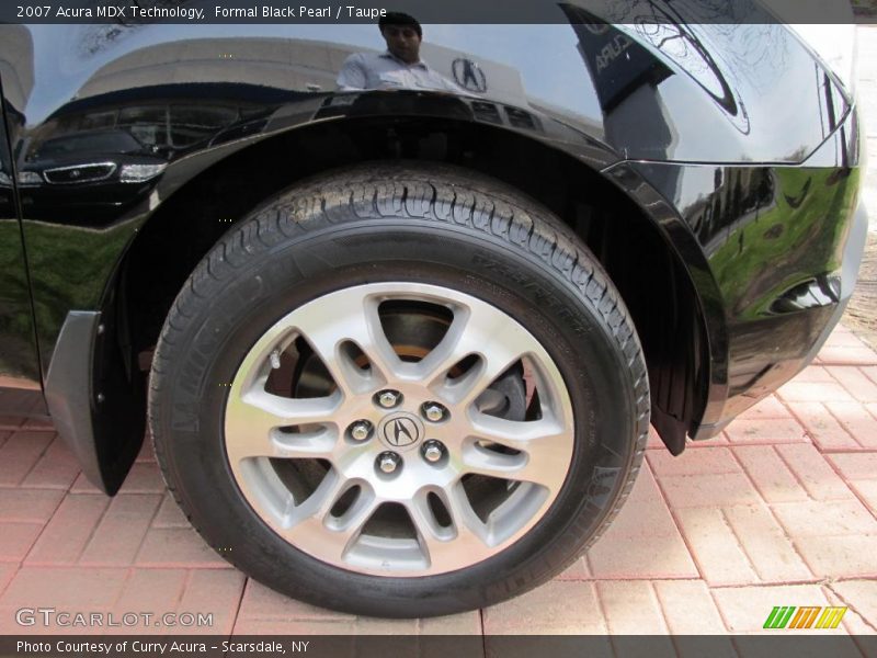 Formal Black Pearl / Taupe 2007 Acura MDX Technology