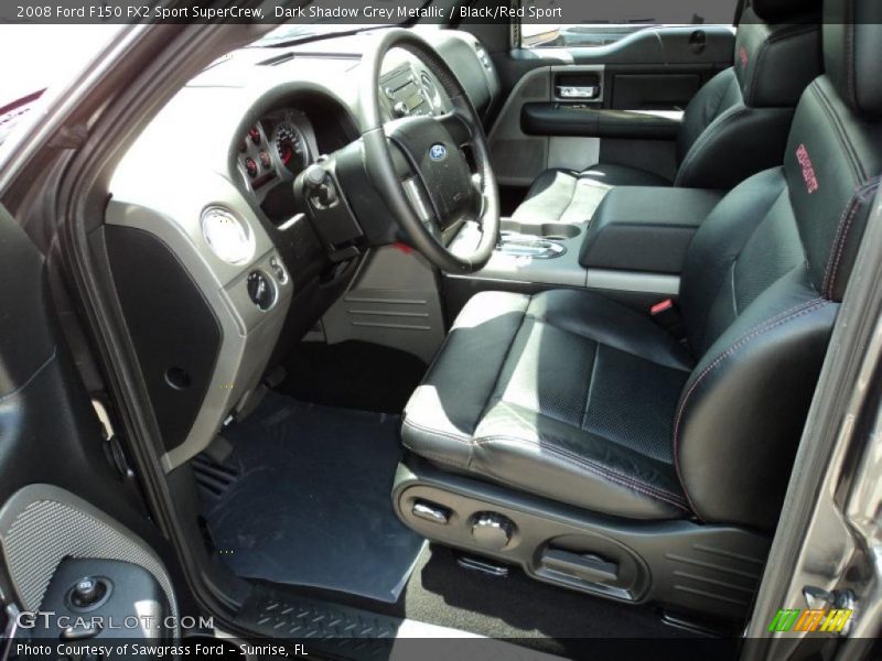 Dark Shadow Grey Metallic / Black/Red Sport 2008 Ford F150 FX2 Sport SuperCrew