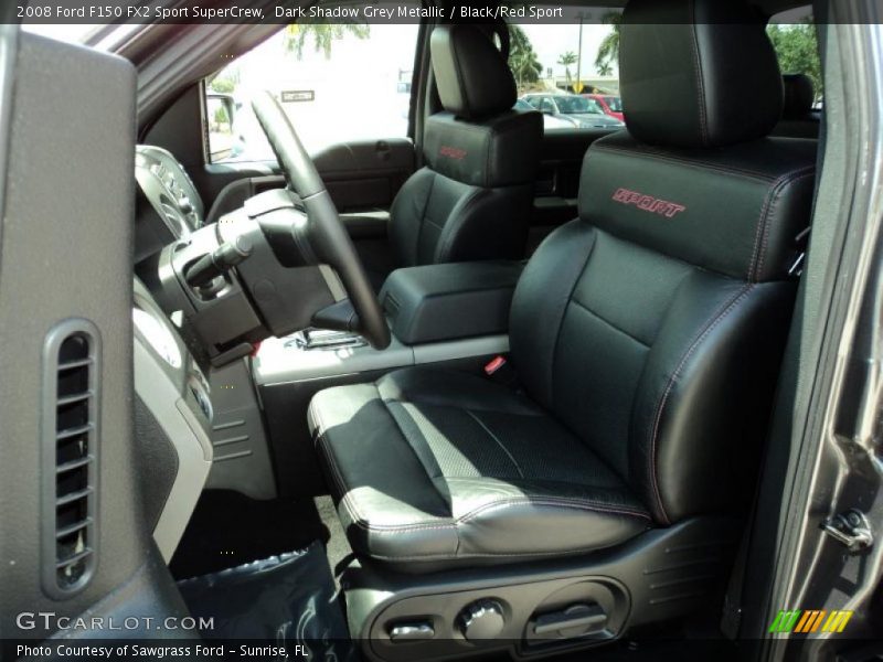  2008 F150 FX2 Sport SuperCrew Black/Red Sport Interior