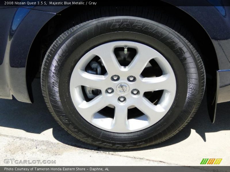 Majestic Blue Metallic / Gray 2008 Nissan Quest 3.5 S