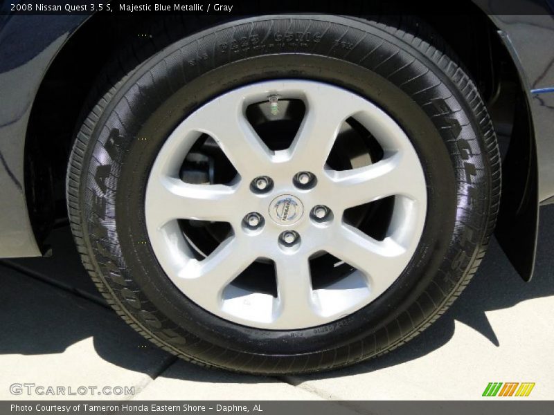 Majestic Blue Metallic / Gray 2008 Nissan Quest 3.5 S