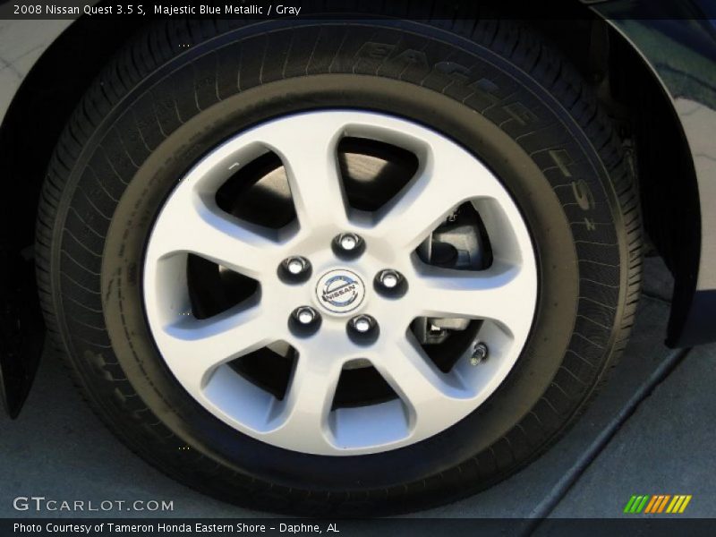 Majestic Blue Metallic / Gray 2008 Nissan Quest 3.5 S