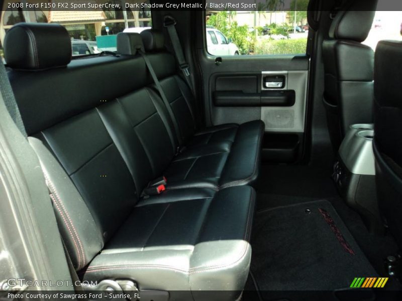  2008 F150 FX2 Sport SuperCrew Black/Red Sport Interior