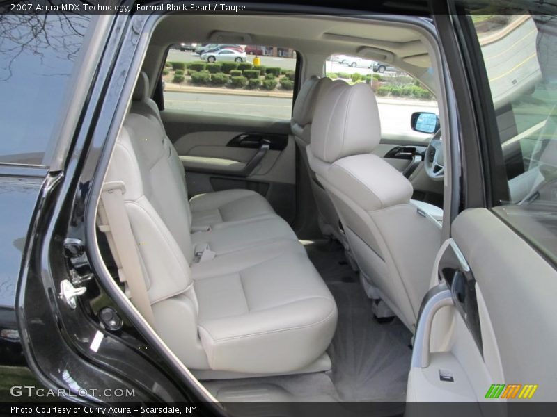 Formal Black Pearl / Taupe 2007 Acura MDX Technology