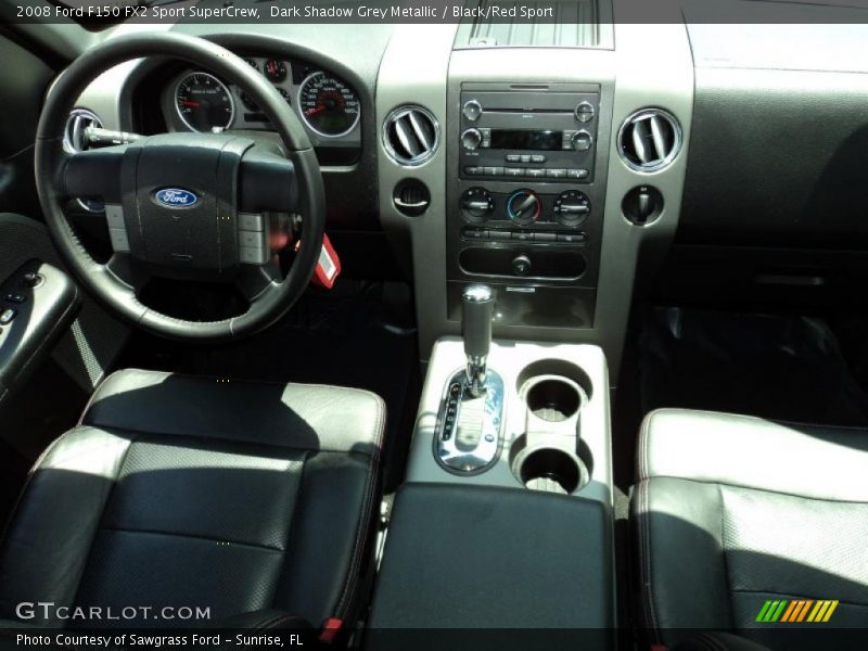 Dark Shadow Grey Metallic / Black/Red Sport 2008 Ford F150 FX2 Sport SuperCrew