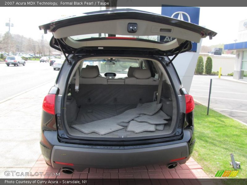 Formal Black Pearl / Taupe 2007 Acura MDX Technology