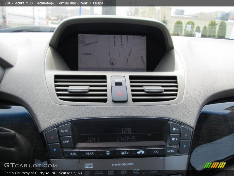 Formal Black Pearl / Taupe 2007 Acura MDX Technology